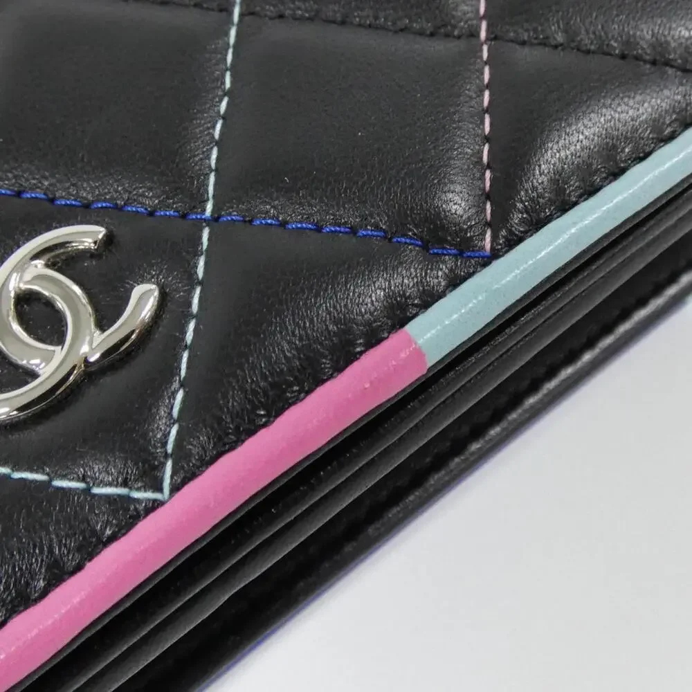 CHANEL Authentic Black Wallet